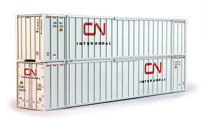Kato 309027 HO Scale 53' Container w/Magnet 2-Pack -- Canadian National