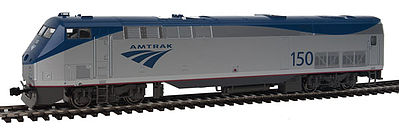 Kato 376108 HO Scale GE P42 Genesis - Standard DC -- Amtrak #91 (Phase Vb, silver, blue, red)