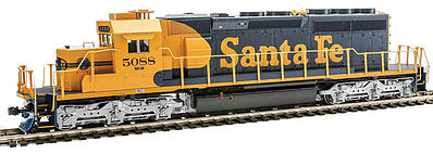 Kato 376617 HO Scale EMD SD40-2 Mid-Production - Standard DC -- Santa Fe #5088 (Warbonnet; blue, yellow)