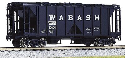 Kato 380205 HO Scale ACF 70 Ton Open Side Covered Hopper -- Wabash #30000, 30001, 30004