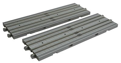 Kato 40010 N Scale Unitram Street Track w/Streetcar Rails & Roadway -- Straight 7-5/16" 18.6cm pkg(2)