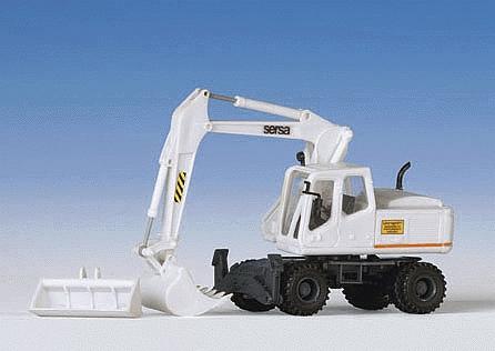 Kibri 11266 HO Scale Sersa Atlas 1604 Mobile Excavator - Kit -- White
