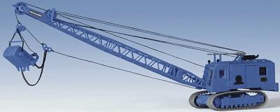 Kibri 11283 HO Scale European Construction Equipment -- MENCK M154 Dragline Excavator with Bucket