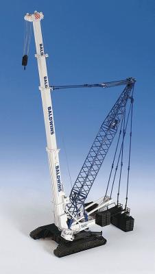 Kibri 13022 HO Scale Construction Equipment - Liebherr LTR 1800 Crane