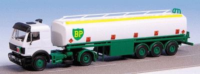 Kibri 14670 HO Scale European Truck - Mercedes-Benz Semi Tractor w/Tanker - Kit -- British Petroleum