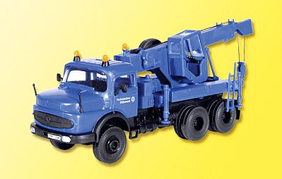 Kibri 18459 HO Scale 30 Years Kibri Emergency - Technical Help Service (THW) Equipment -- Mercedes Mountain Crane