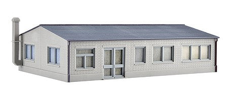 Kibri 18907 HO Scale Brick Military Shooting Range Building - Kit -- Kit - 8-1/16 x 5 x 2-9/16" 20.5 x 12.6 x 6.5cm