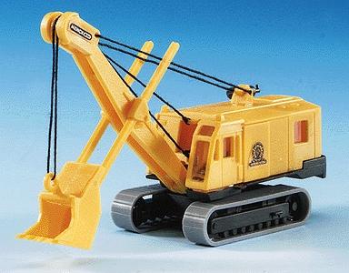 Kibri 19101 N Scale Menck Tracked Excavator with Shovel - Kit -- Yellow