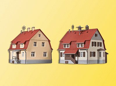 Kibri 36782 Z Scale Settler House - 20 Years -- 2 x 2-1/8" 5.2 x 5.5cm 1-3/4 x 1-3/4" 4.5 x 4.5cm