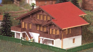 Kibri 36807 Z Scale Les Diablerts Chalet -- 3-3/16 x 2-3/4 x 2" 8 x 7 x 5cm