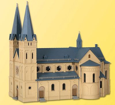 Kibri 37025 N Scale Church -- 11-1/4 x 6-11/16 x 10-1/4" 28.5 x 17 x 26cm