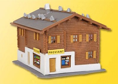 Kibri 37030 N Scale Rustic Houses in Sertig 2/ -- 8.5 x 6.5 x 5.5cm; 85. x 8.5 x 5.5cm