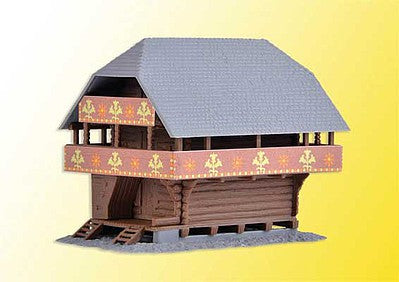 Kibri 37060 N Scale Oschberg Hay Storage Shed -- Kit - 2-3/4 x 2 x 2-3/16" 7 x 5 x 5.5cm