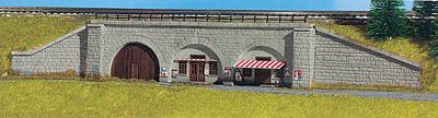 Kibri 37671 N Scale 2 Retaining Walls w/Supporting Sections -- Incl. Various Arch Sections 33.9cm