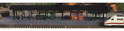 Kibri 37759 N Scale Osterburken Platform - Kit -- 26 x 1-1/2 x 1-9/16" 66 x 3.8 x 4cm