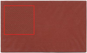 Kibri 37964 N Scale Wall Section -- Brick-Clinker (brown) 4-5/8 x 7-13/16" 11.9 x 19.8cm Plastic Sheet