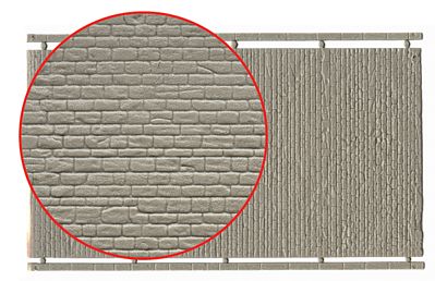 Kibri 37968 N Scale Wall Section Dressed Stone