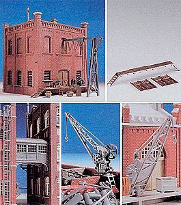Kibri 38101 HO Scale Lifting Equipment Set w/Crane
