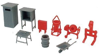 Kibri 38140 HO Scale Roadworks Accessories