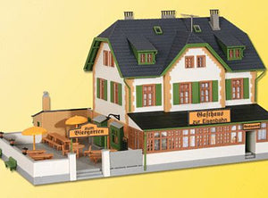 Kibri 38197 HO Scale Brewery Guest House -- 9 x 7" 22.5 x 17.5cm