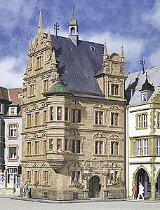 Kibri 38379 HO Scale Gernsbach City Residence -- 11 x 12 x 24cm