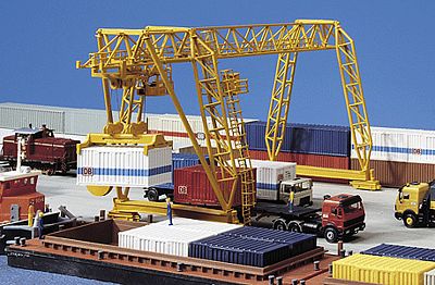 Kibri 38530 HO Scale Demag Container Crane -- Kit - 12-13/16 x 7 x 6-13/16" 32 x 17.5 x 17cm