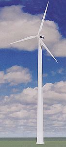 Kibri 38532 HO Scale Wind Generator -- 17-5/8" 44cm high