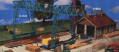Kibri 38543 HO Scale Overhead Log Crane -- 6-11/16 x 17-5/16 x 7-1/2" 17 x 44 x 19cm