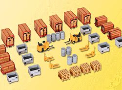 Kibri 38647 HO Scale Small Load Containers