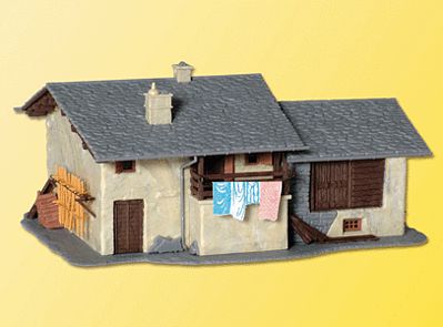 Kibri 38809 HO Scale Mountain House in Palu -- 6-11/16 x 4-3/4 x 3" 17 x 12 x 7.5cm