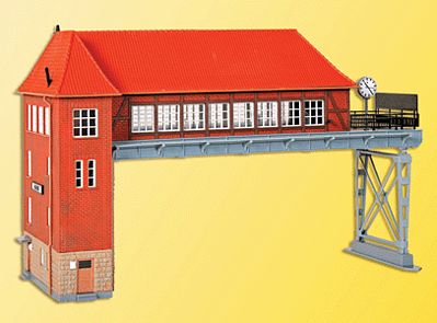 Kibri 39310 HO Scale Hamm Bridge Signal Box -- 28 x 10 x 16.5cm
