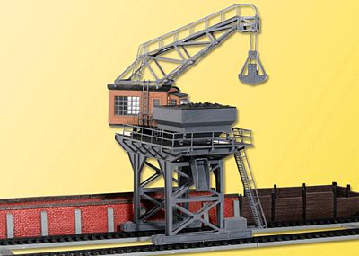 Kibri 39420 HO Scale Coaling Station w/Crane -- 15-1/2 x 5-1/2" 39.5 x 14cm