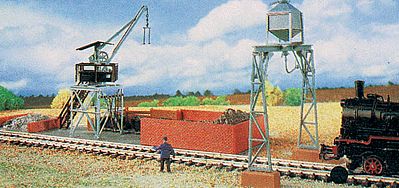 Kibri 39434 HO Scale Coaling Storage -- 9-1/2 x 3-7/8" 24 x 6cm