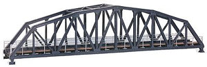 Kibri 39700 HO Scale Steel Elbow Bridge w/o Bridgeheads -- Single-Track - 17-23/32 x 3-5/32 x 4-17/32" 45 x 8 x 11.5cm