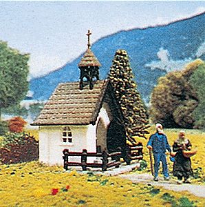 Kibri 39781 HO Scale Kuehtzagl Miniature Chapel -- 2 x 1-5/8" 5 x 4cm