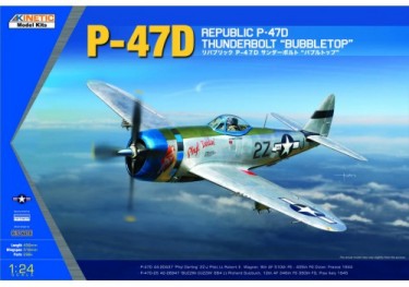 Kinetic Models 3207 1/24 P47D Thunderbolt Bubbletop Fighter