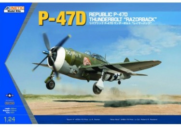 Kinetic Models 3208 1/24 P47D Thunderbolt Razorback Fighter