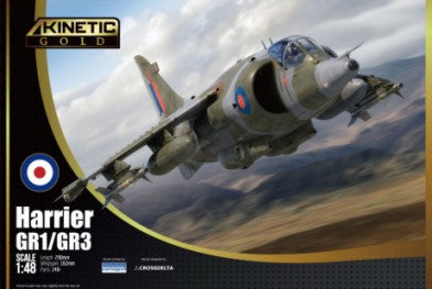 Kinetic Models 48060 1/48 Harrier GR1/GR3 Jet Aircraft (2 in 1)