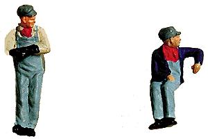 Labelle Industries 7001 HO Scale Engineer and Fireman -- Slouching and Leaning