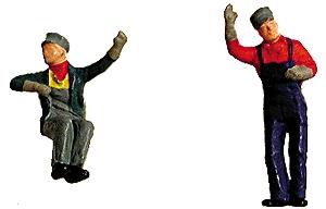 Labelle Industries 7002 HO Scale Engineer & Fireman -- Waving & Sitting