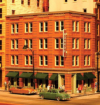 Lunde Studios 29 HO Scale The Monroe Corporation -- Kit - 7 x 3-3/4 x 6-3/8" 17.8 x 9.5 x 16.2cm