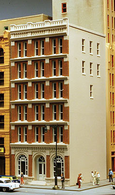 Lunde Studios 31 HO Scale City Trust -- Kit - 5-1/4 x 4-1/8 x 9-3/4" 13.3 x 10.5 x 24.8cm