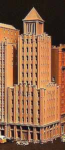 Lunde Studios 7 N Scale Temple Tower -- Cast-Resin Kit - 4 x 4 x 13-1/2" 10.2 x 10.2 x 34.5cm
