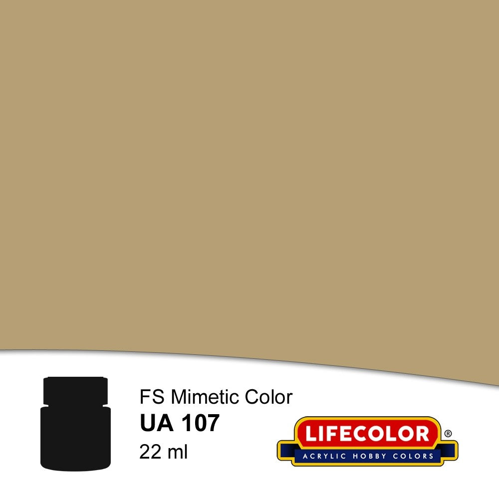 Lifecolor 107 Italian Sand Light Stone FS33448 Acrylic (22ml Bottle)