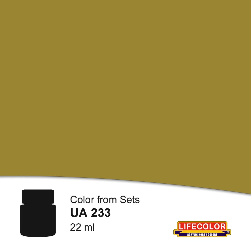 Lifecolor 233 German Grey Green RAL7009 Acrylic for CS22 Axis WWII Tank Interiors (22ml Bottle)