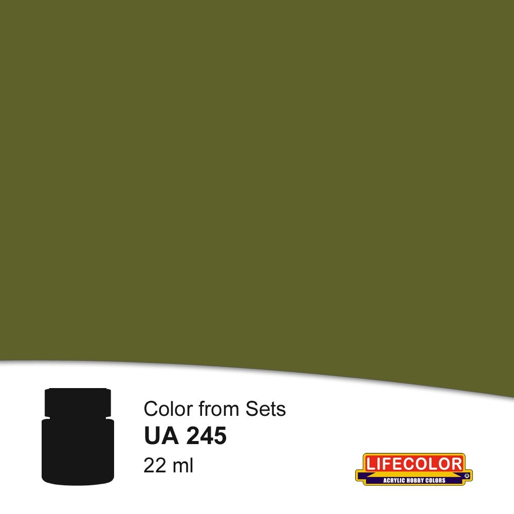 Lifecolor 245 Moss Green Acrylic for XS8 Finnish WWII Army (22ml Bottle) (D)