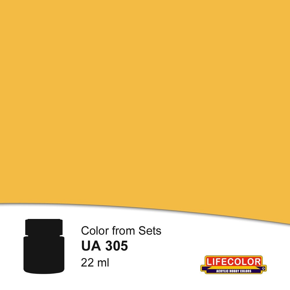 Lifecolor 305 Earth Yellow FS30257 Acrylic for CS2 NATO Units (22ml Bottle) (D)