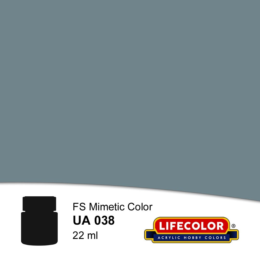 Lifecolor 38 Non Specular Blue Grey FS35189 Acrylic (22ml Bottle)