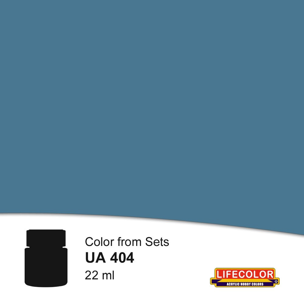 Lifecolor 404 Field Blue Acrylic for CS4 German WWII Uniforms (22ml Bottle)