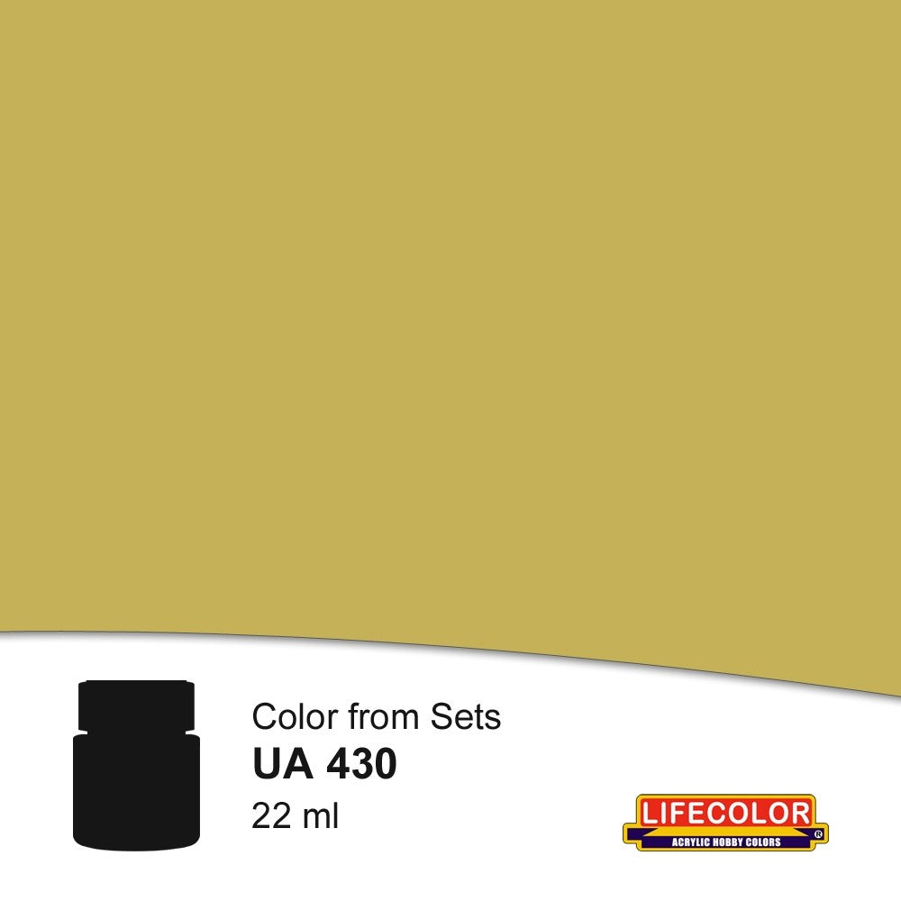 Lifecolor 430 HBT Light Shade Acrylic for CS18 US Army WWII Combat Gear Uniforms (22ml Bottle)
